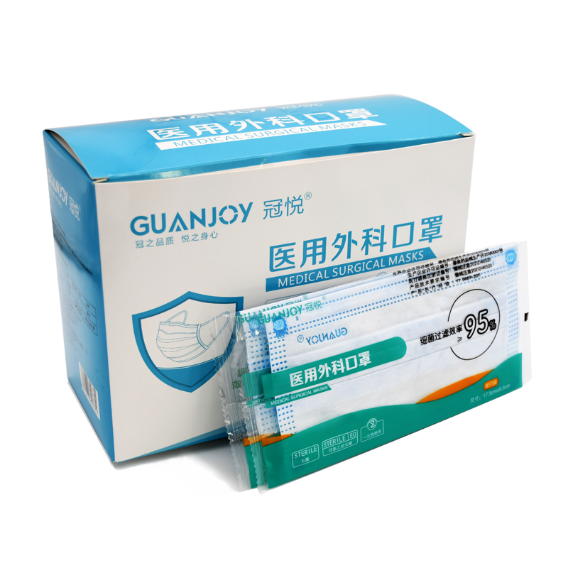 冠悅口罩，三層防護，呼吸自由！